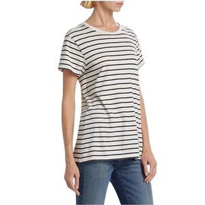 Nili Lotan Mariela striped cotton crew neck t-shirt XS excellent condition